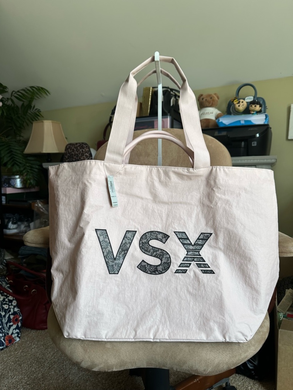 Victoria’s Secret VSX Pink XLarge Tote Bag New with Tag